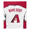 [Personalization Only] OFFICIAL MLB Jersey Personalized Silk Touch Throw Blanket - Diamondbacks