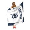 [Personalization Only] OFFICIAL MLB Jersey Personalized Silk Touch Throw Blanket - Tigers