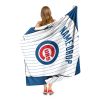 [Personalization Only] OFFICIAL MLB Jersey Personalized Silk Touch Throw Blanket - Cubs
