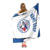 [Personalization Only] OFFICIAL MLB Jersey Personalized Silk Touch Throw Blanket - Blue Jays
