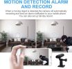 VW3 Mini Cameras PNZEO Home Security Cameras 1080P HD Wireless WiFi Remote View Camera Nanny Cam Small Recorder built in 32GB