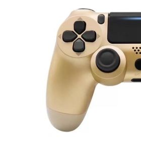 Joystick Pc Gamepad Mando Ps4 Controle Ps4 Controller Manette Ps4 Control Ps4 Juegos ps4 Mando PS4 Games Pad Gamepad Bluetooth (Color: GOLD)